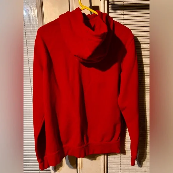 Men's Nike size large red zip up hoodie - Picture 2 of 5